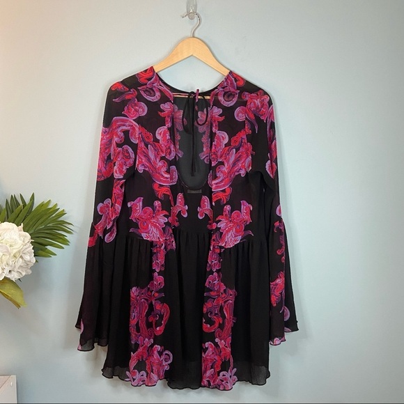 Intimately Free People Symphony Printed Slip Dress - Picture 2 of 9